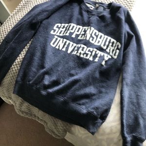 Oversized college crew neck sweatshirt (size m)